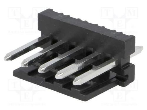 Tomada, fio-placa, macho, PIN: 5, 3,96mm, THT, MA.