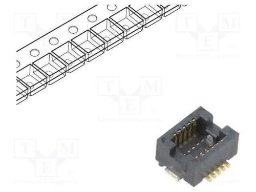 Conector: Placa-Placa, Pin: 10, 0,5mm, H: 2,3mm, Bergstak, -40÷125c