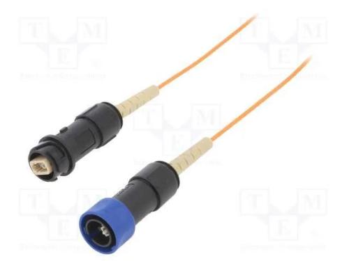Patchcords de fibra óptica, PIN: 1, simplex de pa.