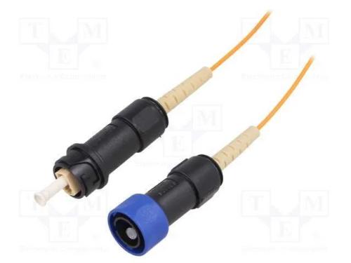 Patchcords de fibra óptica, PIN: 1, simplex de pa.