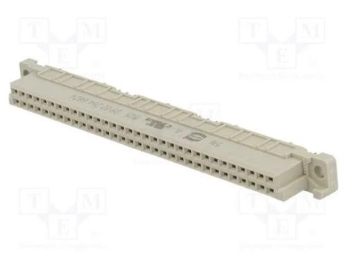 Ficha, DIN 41612, tipo B, fêmea, PIN: 64, a+b, TH.