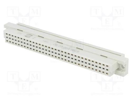 Ficha, DIN 41612, tipo C, fêmea, PIN: 64, a+c, ID.