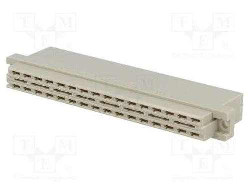 Ficha, DIN 41612, tipo D, fêmea, PIN: 32, a+c, ce.