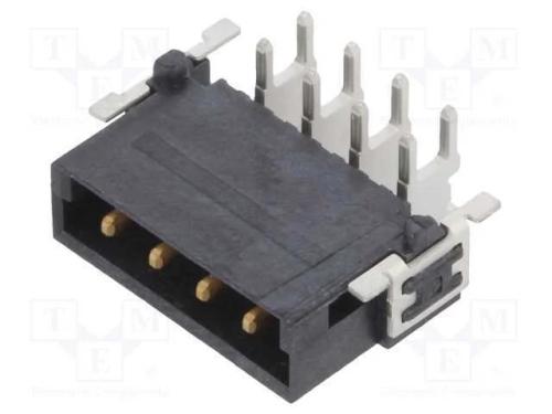 Conector: Placa-Placa, Macho, Pin: 4, 2,54mm, Har-Flex Power, 22a