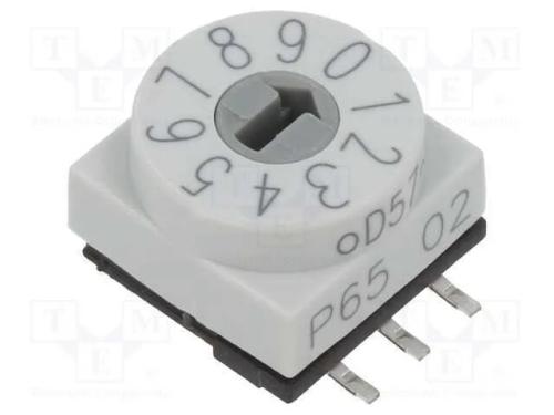 Emissor de Código, Dec/Bcd, Pos: 10, Smd, Rcontacto Max: 80mo, P65