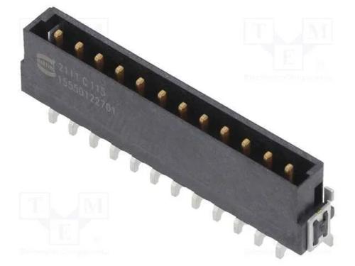 Conector: Placa-Placa, Macho, Pin: 12, 2,54mm, Har-Flex Power