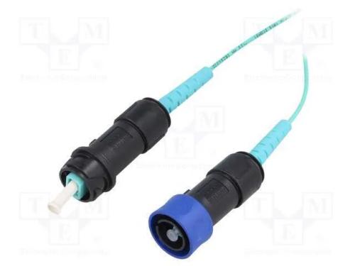 Patchcords de fibra óptica, PIN: 1, simplex de pa.