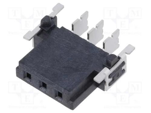Conector: Placa-Placa, Fêmea, Pin: 3, 2,54mm, Har-Flex Power, 21a