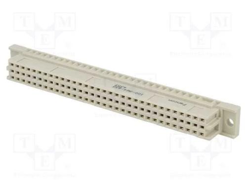 Tomada, DIN 41612, tipo C, fêmea, PIN: 64, a+c, T.