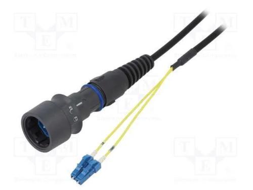 Patchcords de fibra óptica, PIN: 2, duplex de pas.