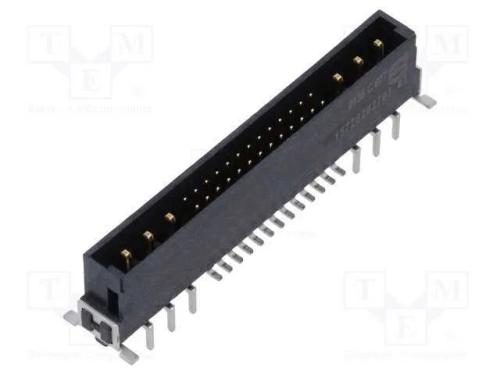 Conector: Placa-Placa, Macho, Pin: 32(6+26), Har-Flex Hybrid