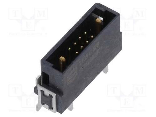 Conector: Placa-Placa, Macho, Pin: 10(2+8), Har-Flex Hybrid, Smt