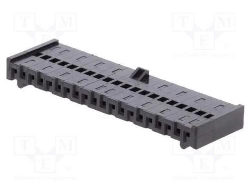 Fio-Placa, Ficha, Fêmea, Minimodul, 2,5mm, Pin: 20, Sem Contactos