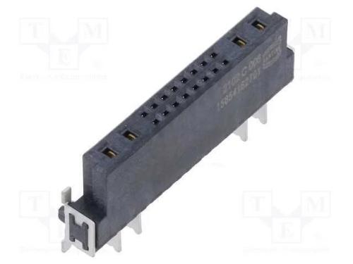 Conector: Placa-Placa, Fêmea, Pin: 20(4+16), Har-Flex Hybrid