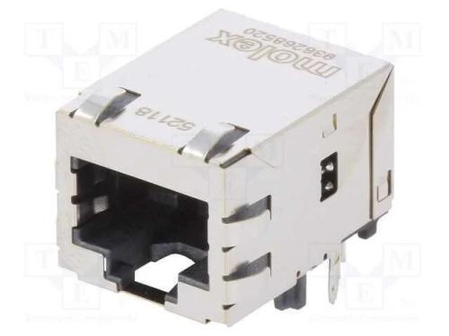 Tomada, RJ45, MXMag, PIN: 8, blindadas, dourado, .