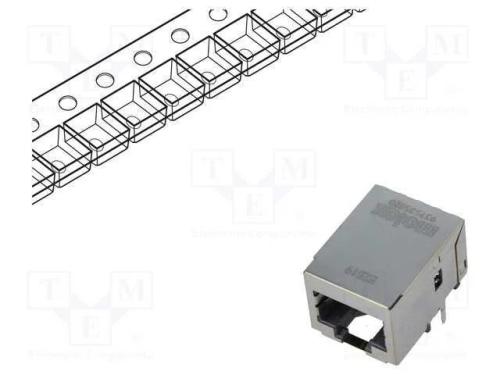 Tomada, RJ45, MXMag, PIN: 8, blindadas, dourado, .