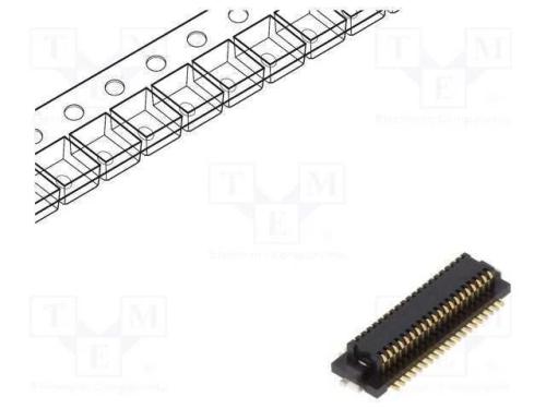 Conector: Placa-Placa, Fêmea, Pin: 40, 0,5mm, H: 2,7mm, Df12n, Smt