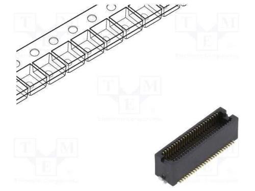 Conector: Placa-Placa, Macho, Pin: 50, 0,5mm, H: 4,3mm, Df12n, Smt