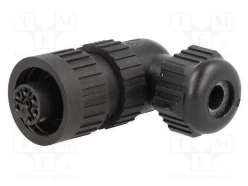 Conector: redondos, ficha, fêmea, IP67, CA, PIN: .