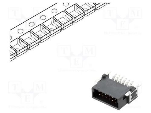 Conector: Placa-Placa, Macho, Pin: 12, 1,27mm, -55÷125c, Ul94v-0