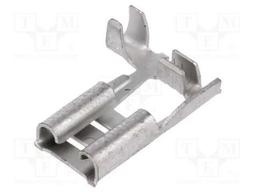 Conetor: plano, 6,3mm, 0,8mm, macho, 0,5÷1mm2, ce.