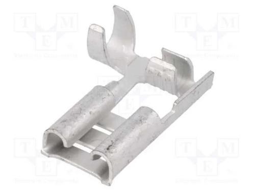 Conetor: plano, 6,3mm, 0,8mm, macho, 1÷2,5mm2, ce.