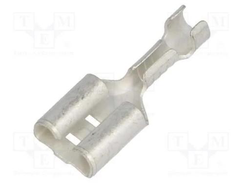 Conetor: plano, 6,3mm, 0,8mm, macho, 0,5÷1mm2, ce.