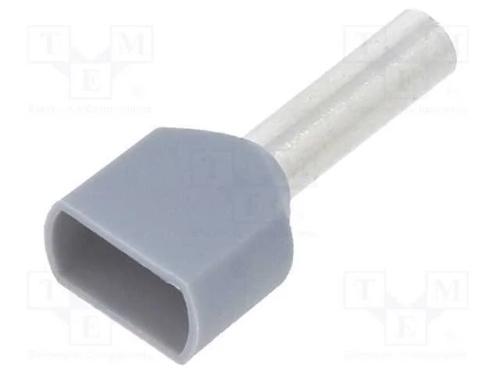 Terminal: rolo, 2,5mm2, cerrar, com cabo, isolada.