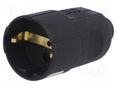 Conector: de alimentação, fêmea, tomada, 2P+PE, 2.