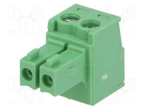 Bloco terminal separável, 3,5mm, faixas: 2, simpl.