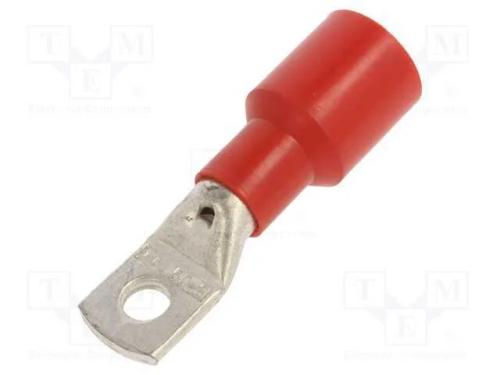 Terminal: anel tubular, M8, : 8,4mm, 50mm2, cerra.