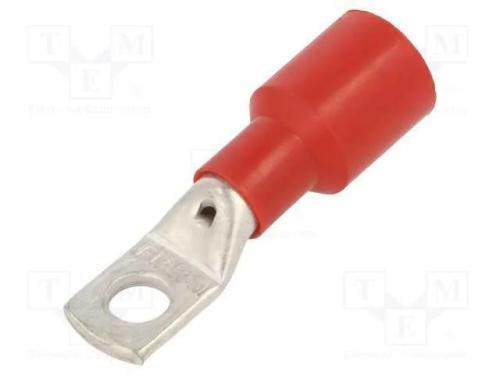 Terminal: anel tubular, M10, : 10,5mm, 50mm2, cer.