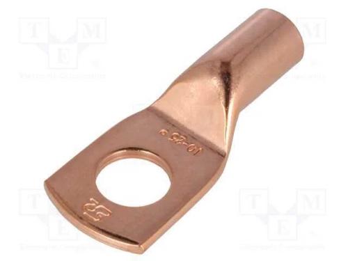 Terminal: anel tubular, M10, 25mm2, cerrar, com c.