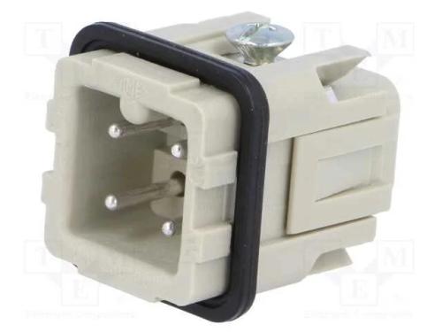 Conector: HDC, inserto de contatos, macho, CK, PI.