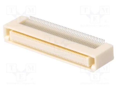 Conector: Placa-Placa, Fêmea, Pin: 100, 0,6mm, H: 8,95mm, Fx8c, Smt