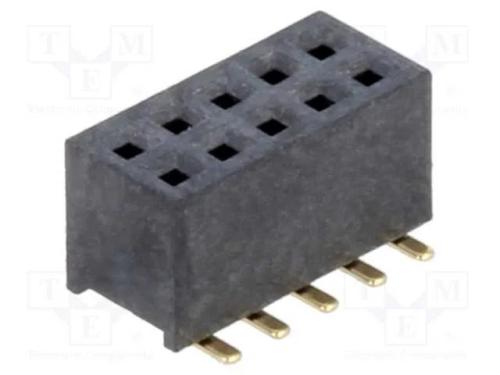 5+5 Pos. Female Dil Vertical Smt Conn.
