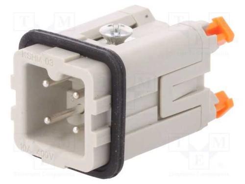 Conector: HDC, inserto de contatos, macho, CKSH, .