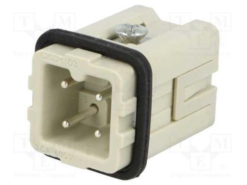 Conector: HDC, inserto de contatos, macho, CKS, P.