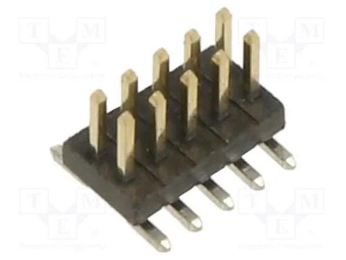 5+5 Pos. Male Dil Vertical Smt Conn.