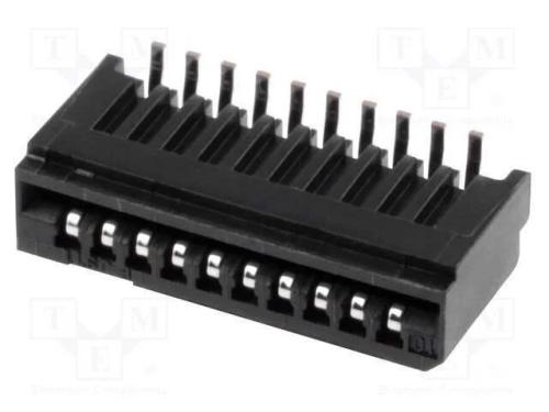 Conector: FFC/FPC, verticais, PIN: 10, Non-ZIF, S.