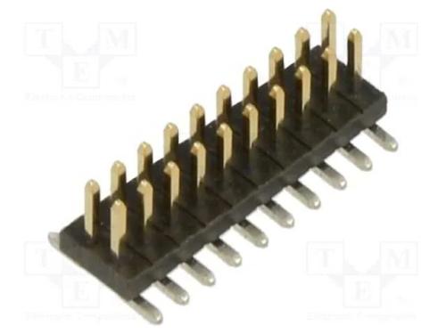 10+10 Pos. Male Dil Vertical Smt Conn.