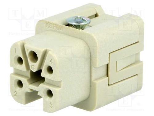 Conector: HDC, inserto de contatos, fêmea, CKS, P.
