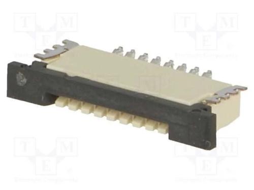 Conector: FFC/FPC, horizontais, PIN: 8, contactos.