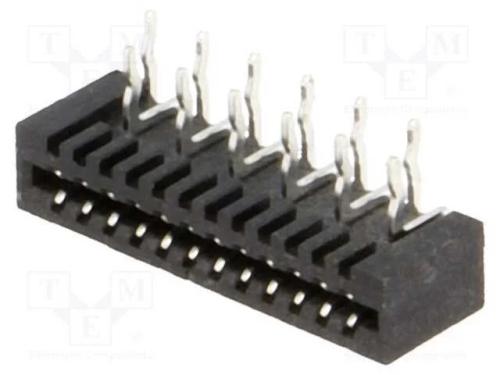 Conector: FFC/FPC, angulares 90, PIN: 12, Non-ZIF.