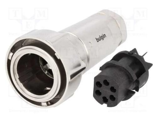 Conector: redondos, ficha, fêmea, PIN: 6, Buccane.