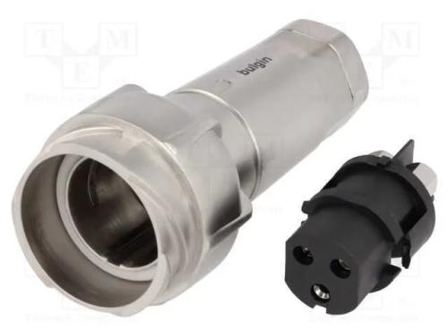 Conector: redondos, ficha, fêmea, PIN: 3, Buccane.