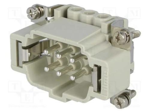 Conector: HDC, macho, CNE, PIN: 6, 6+PE, tamanho .