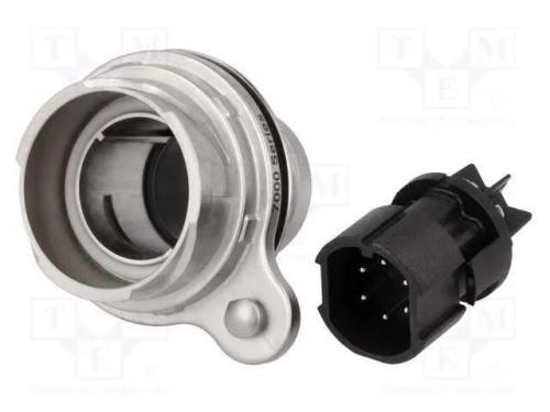 Conector: redondos, tomada, macho, PIN: 6, Buccan.
