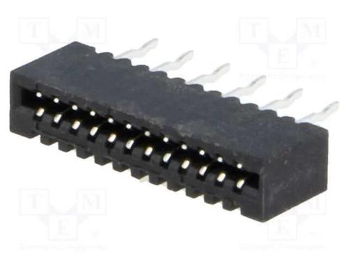 Conector: FFC/FPC, simples, PIN: 12, Non-ZIF, THT.