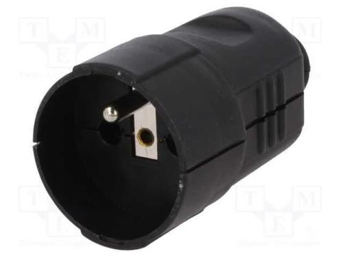 Conector: de alimentação, fêmea, tomada, 2P+PE, 2.